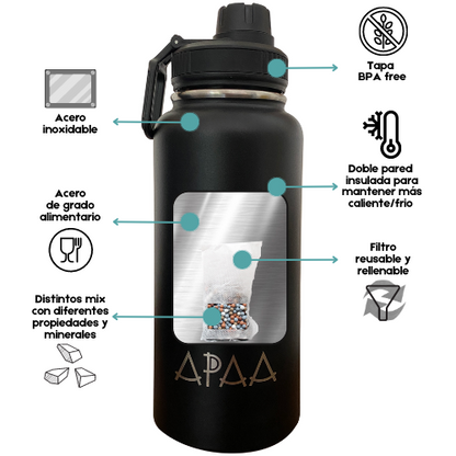 APAA Equipé - El Termo Multi Funcional 1000 ml - Acero inoxidable